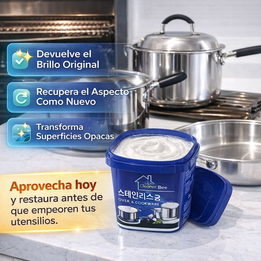 Pasta Limpiadora de Utensilios – Restaura Superficies – Devuelve el brillo original